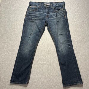 Buckle BKE Jeans Mens 34x29 Blue Jake Straight Denim Cotton Blend Medium